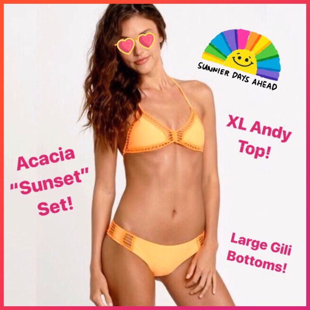 🚫SOLD🚫 NWT Acacia Sunset Set☀️Andy & Gili Sz Lg!